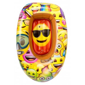 Barca gonflabila pentru copii Saica 90cm Emoji