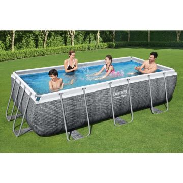 Bestway Set piscină Power Steel, 404x201x100 cm