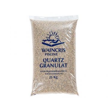 Nisip cuartos Waincris pentru filtre piscine 2-4mm, 25kg