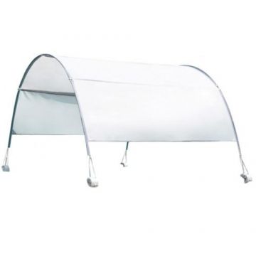 Parasolar impermeabil pentru piscine Intex 28054, 375x180 cm, UPF 50+, Alb