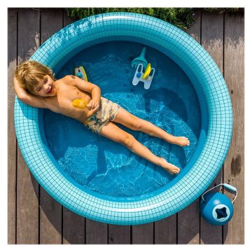 Piscina gonflabila Dippy Quut Toys albastru 120 cm