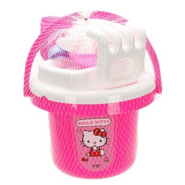 Set galetusa cu ustensile pentru plaja, Hello Kitty Set galetusa cu ustensile pentru plaja, Hello Kitty